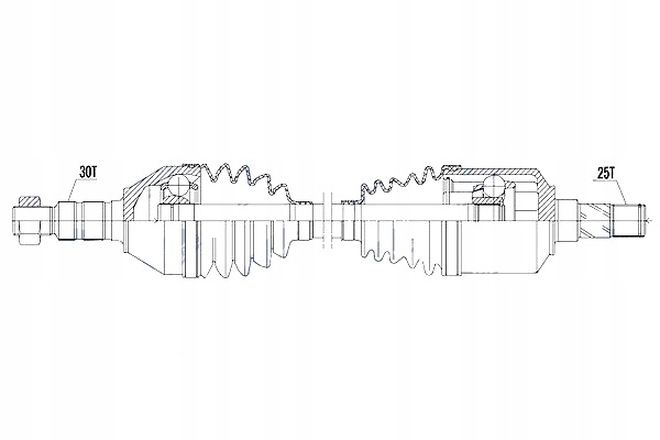 фото №10, Nty полуось приводная opel astra h 1.9cdti 150km 04- zafira b 1.9cdti