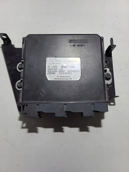 фото №1, Блок управления модуль координатор coo scania r 1781254