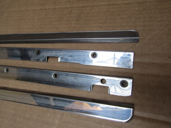 фото №5, 4 mercedes w124 sedan універсал люк захист планка хром kpl