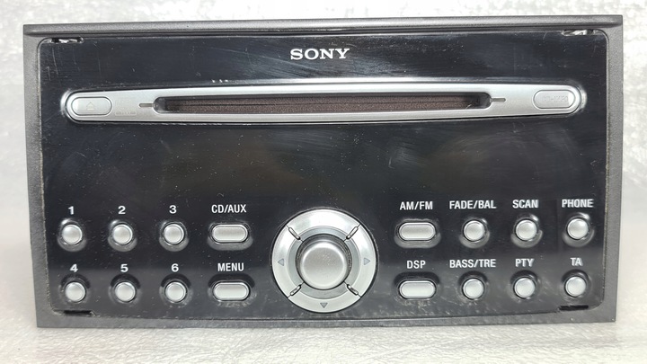 фото №1, Радио sony mp3 cd ford focus mk2 c-max fiesta 4m5t18c815be + код исправные