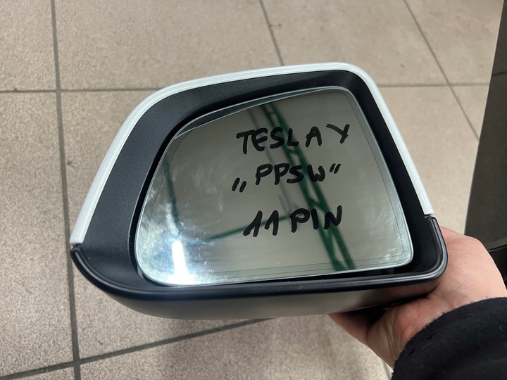 фото №11, Tesla модель y 20- дзеркало ліві 11 pin колір ppsw