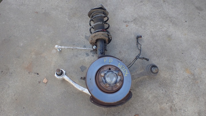 фото №1, Mercedes c w204 поворотный кулак амортизатор правый перед