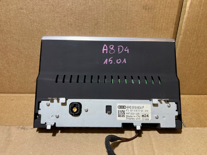 фото №7, Audi a8 d4 дисплей екран lcd mmi навігації 4h0919604f
