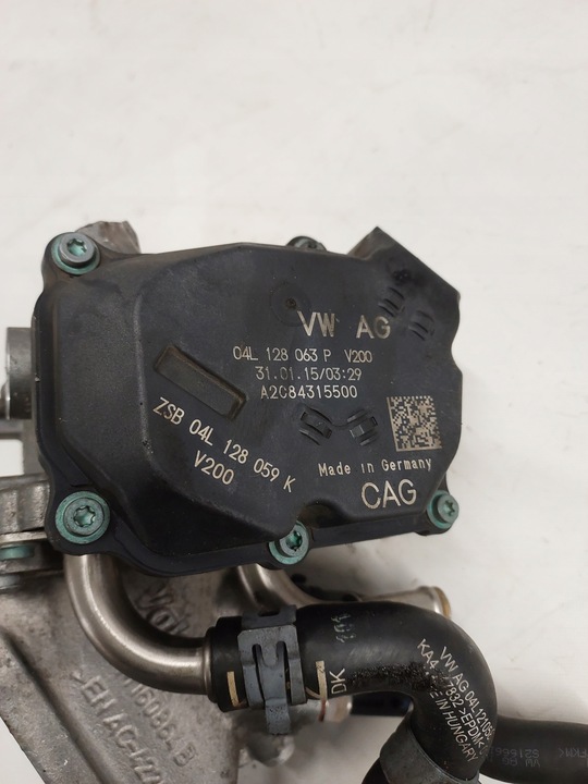 фото №8, Дросельна заслінка 1.6 tdi clh vw seat skoda audi 04l128637b 04l145049e