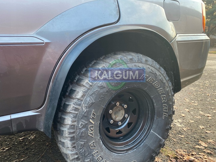 фото №16, Расширители резиновые колёсная арка крыльев 4x1,5m + 7 cm