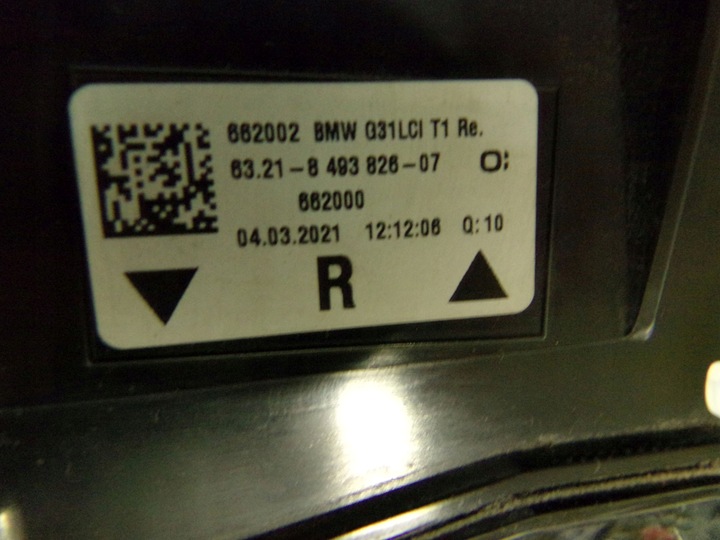 фото №9, Bmw 5 g31 lci лампа зад w крыло правая 8493826