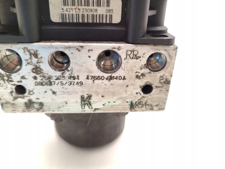 фото №6, Nissan note насос abs 1.6 бензин 81kw 110 hp 47660-9u40a 0265235494 2009