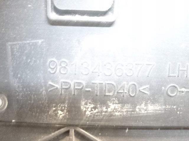 фото №10, Peugeot 508 ii ліва решітка повітропровід консолі панелі 9813436377