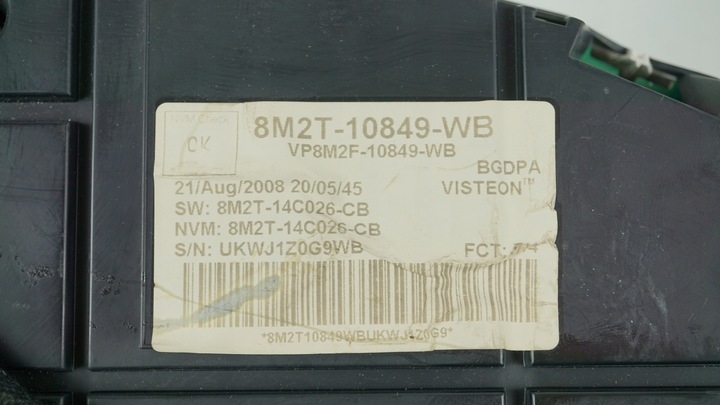фото №8, Спідометр  дисплей convers ford mondeo iv 4 mk4 s-max galaxy 8m2t-10849-wb