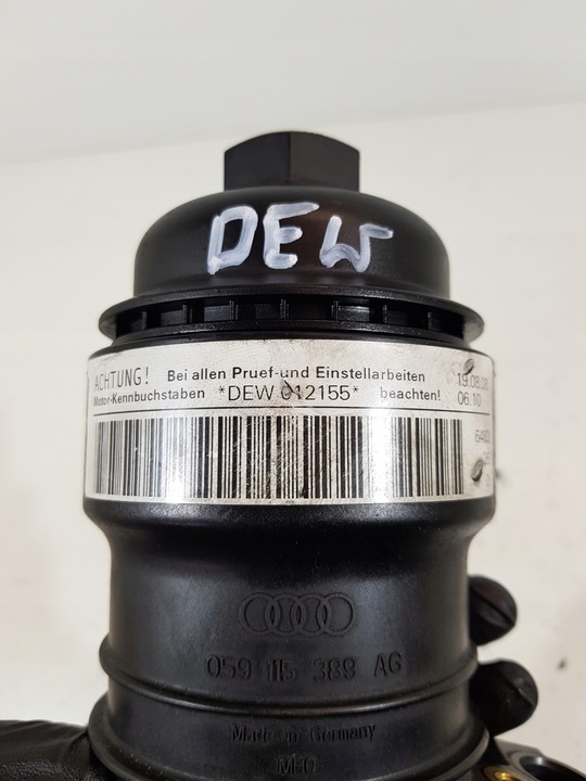 фото №7, Корпус фільтра масла 059115389ag audi a6 c8 a7 a4 b9 q5 vw 3.0tdi