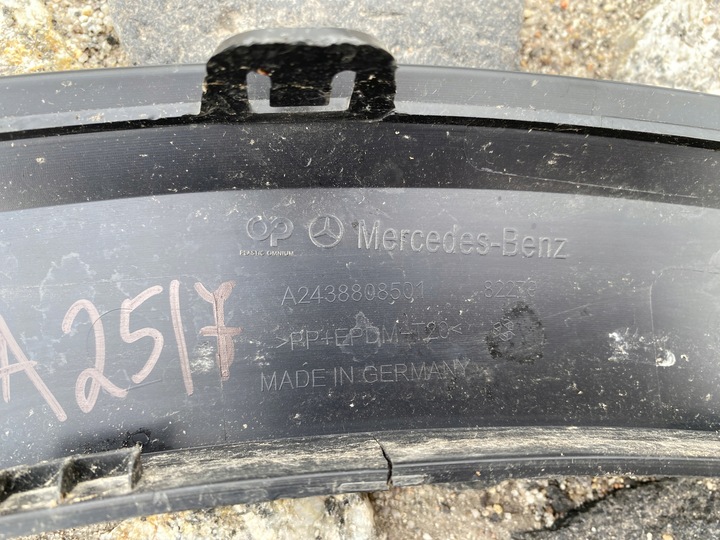 фото №16, Mercedes 243 eqb планка крила ліва перед 2438808501 оригінал