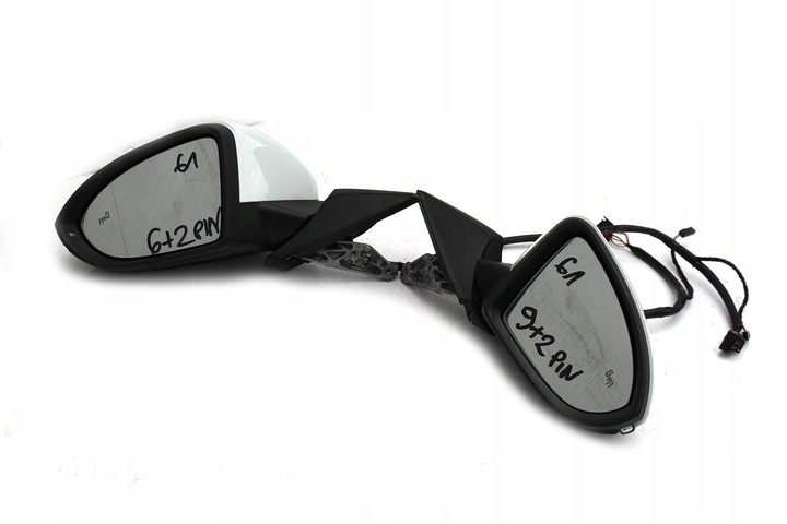 фото №6, Vw golf 7 vii lc9a зеркало дверь левая 6 + 2 pin кабели внешние контактов prz