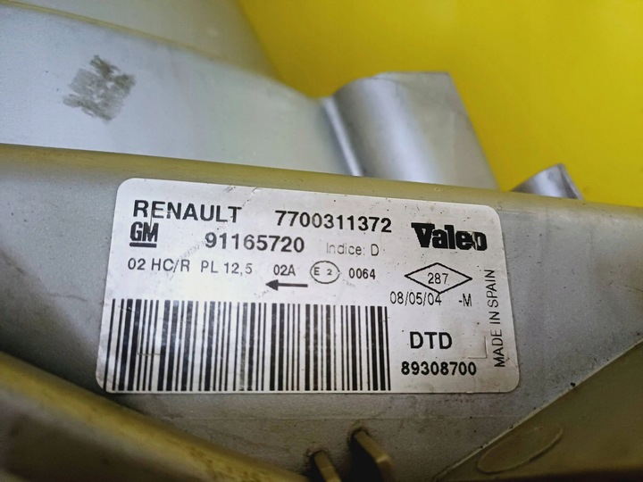 фото №7, Фара лампа праві перед renault trafic ii 01-05r valeo 7700311372 nr280