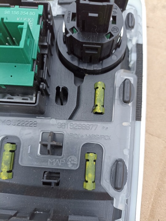 фото №3, Рамка dekor туннеля среднего кнопка старт сплав peugeot 508 ii