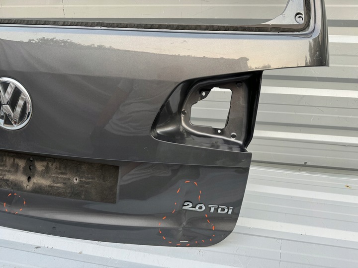 фото №7, Vw touran i 1 рестайлінг кришка кришка багажника зад задня
