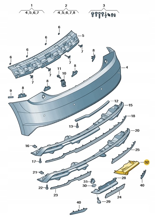 фото №1, Заглушка отверстие ушка do буксировка зад audi a1 рестайлинг aso оригинал