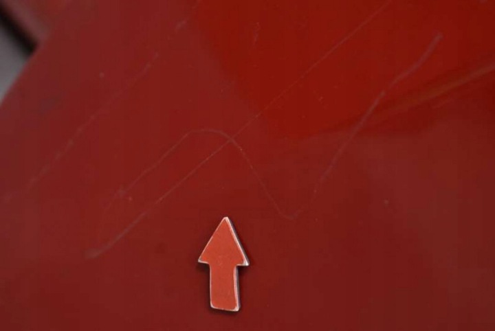 фото №8, Капот крышка двигателя красная mitsubishi colt 6 vi z30 02-09