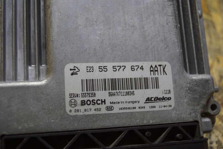 фото №6, Блок керування двигуном (ecu) opel astra j 2.0 cdti 55577674