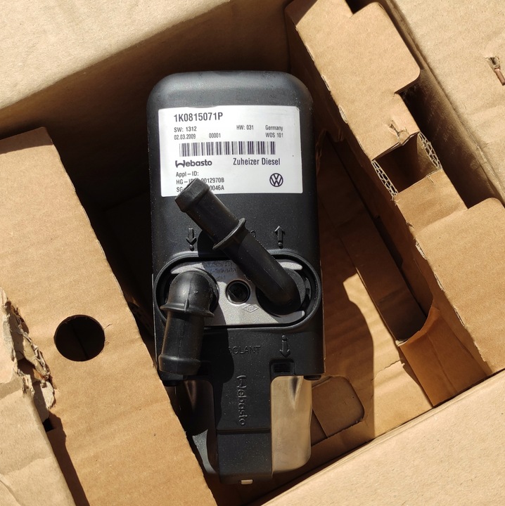 фото №10, Новое вебасто 1k0815071p vw touran