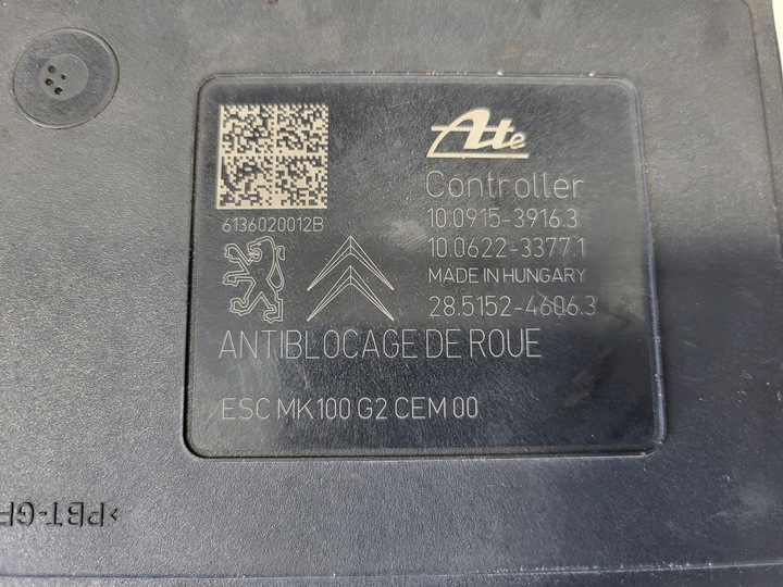 фото №8, Насос гальмівна abs peugeot 2008 i 9807180280