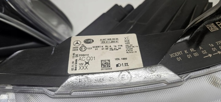 фото №6, Mercedes v класс 447 vito w447 фара полный led ils левая правая лампа