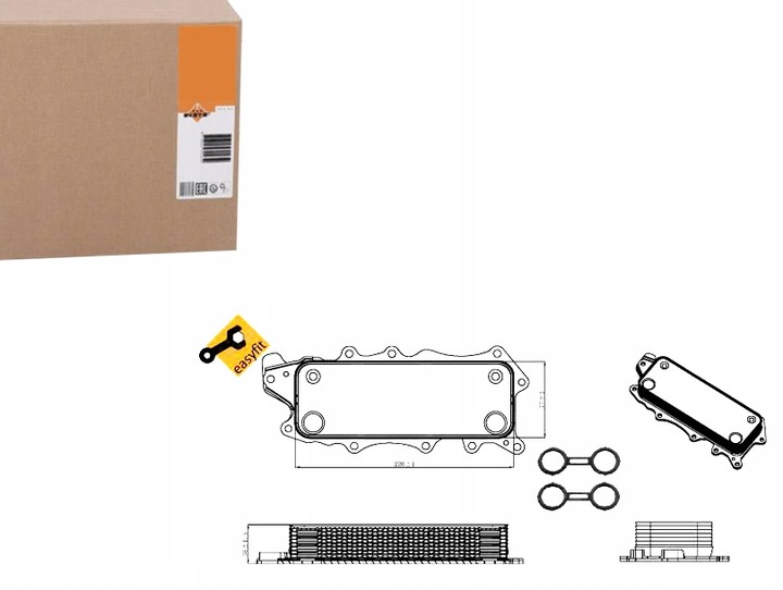 фото №12, Радіаторів масла nrf 31319 2721880001