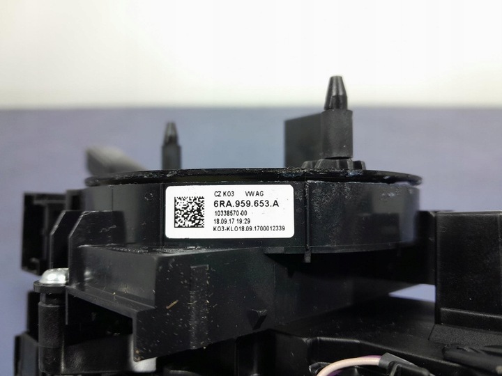 фото №9, Skoda rapid рестайлінг перемикач комбінований стрічка підкермові важелі 2q0953507e