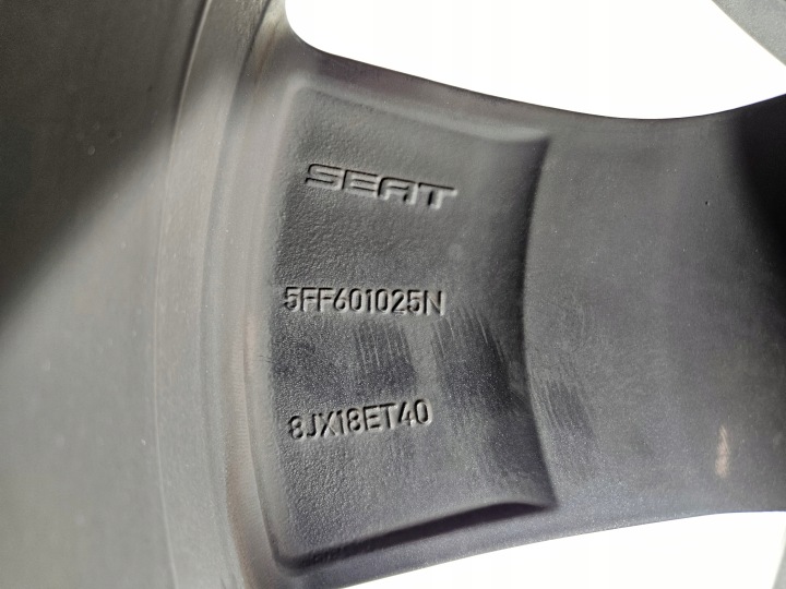 фото №14, Алюмінієвий диск seat cupra formentor 5ff601025n 8.0 x 18" et 40 гарна