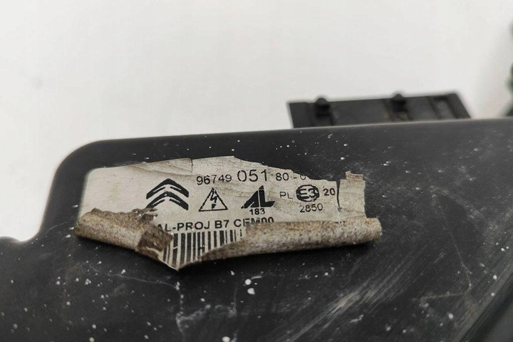 фото №12, Лампа левая передняя citroën ds4 9674905180 2.0l дизель 120kw 2012