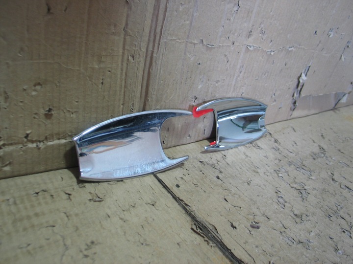 фото №10, Накладки хромовані pod ручка mercedes c клас w205 тюнінг