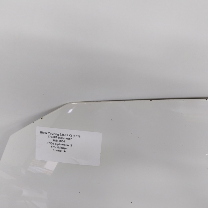 фото №10, Bmw 3 f30 f31 капот кришка альпійський білий bmw a300