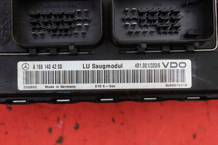 фото №7, Блок управления двигателя a0295453732 mercedes a-klasa w168 1.9 b 125 km 97-01