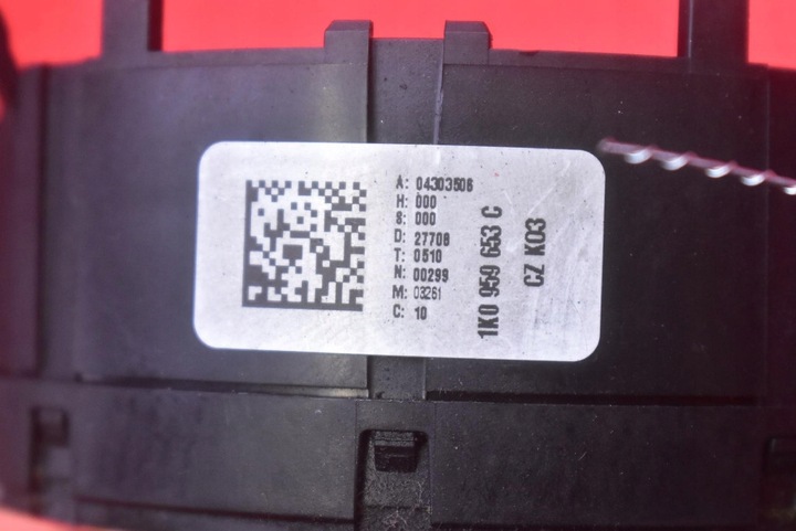 фото №10, Стрічка подушка безпеки шлейф 1k0959653c skoda octavia 2 ii 04-08