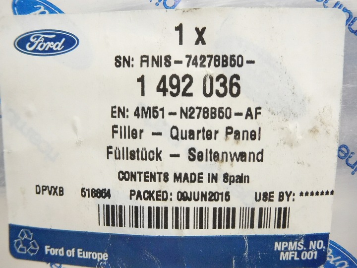 фото №7, Підкрилок праві зад ford focus mk2 універсал 1492036