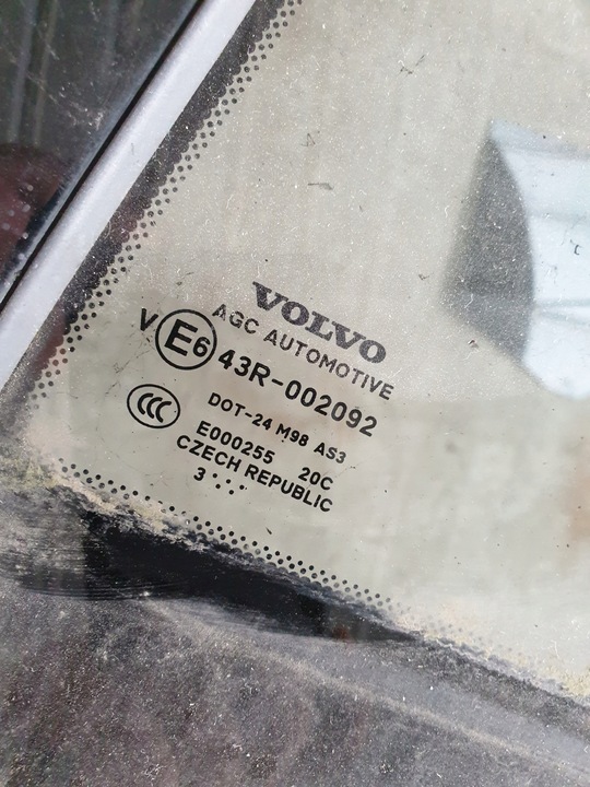 фото №2, Volvo xc90 ii 2015- скло двері задня ліва