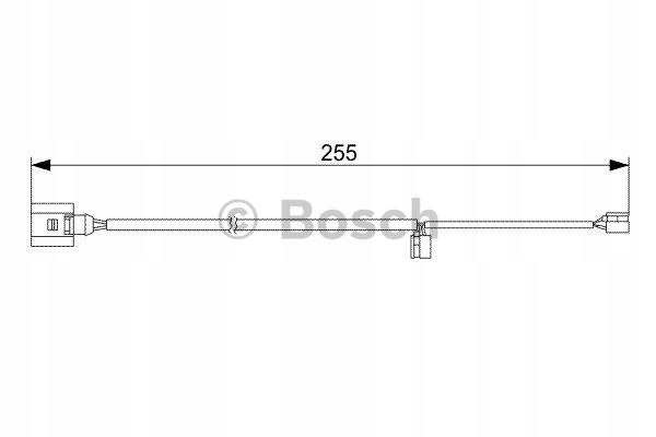 фото №9, Датчик тормозные колодки ham. audi q7 bosch 1 987 473 013 контакт предупредительный,
