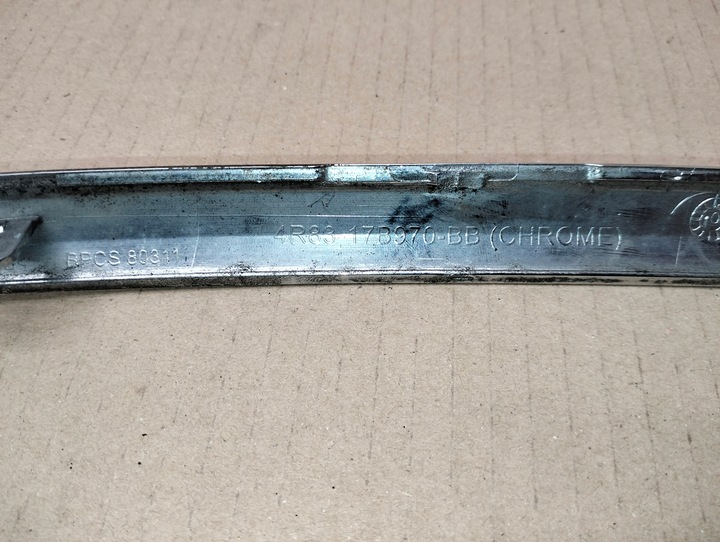 фото №9, Планка хром правая бампер перед jaguar s-type рестайлинг 04-08