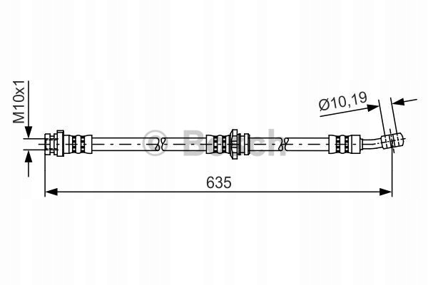 фото №2, Шланг гальмівний гнучкий