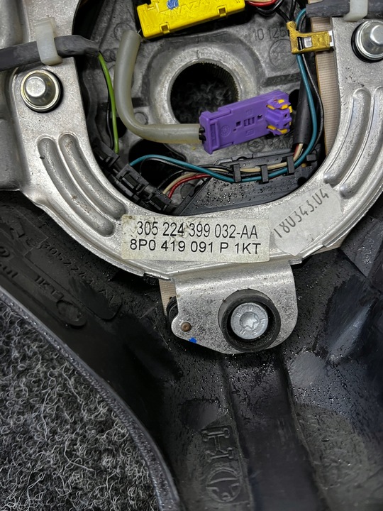 фото №8, Кермо подушка air bag audi a3 8p підкермові важелі 8p0419091p