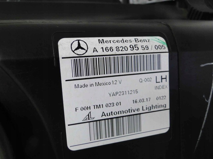 фото №13, Mercedes gls x166 166 лампа правая левая h7 комплект