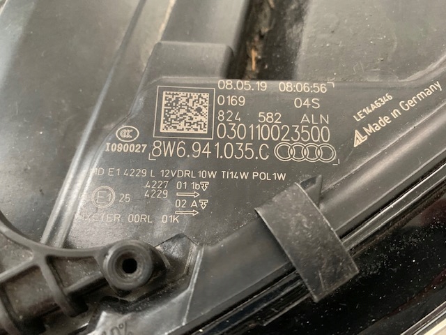 фото №13, Matrix audi a5 rs5 8w6 лампа лівий перед 8w6941035c