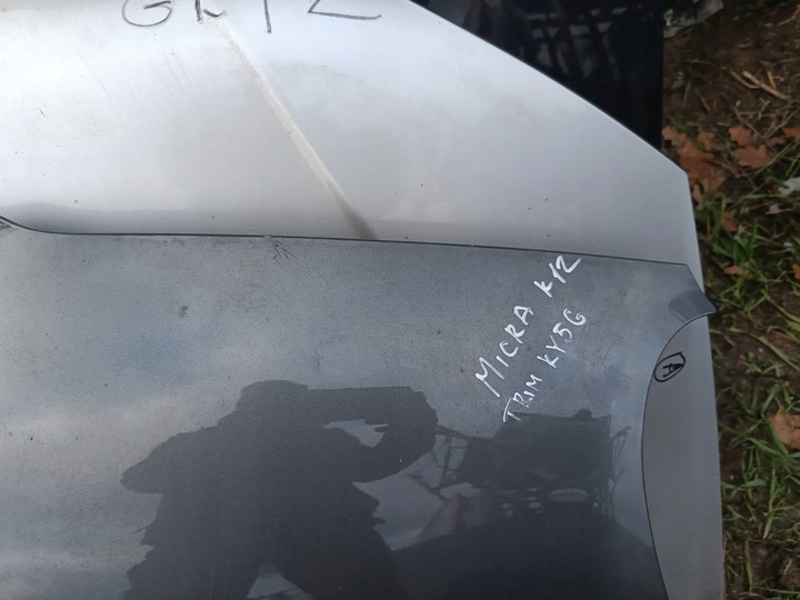 фото №7, Nissan micra k12 капот кришка камери двигуна ky5g