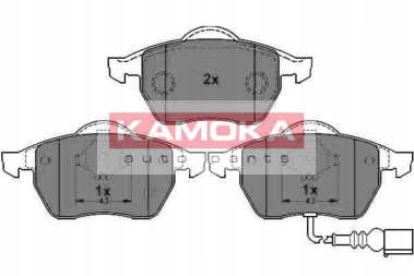 КОЛОДКИ HAM ПЕРЕД KAMOKA AUDI A3 1.8 T 180KM 132KW