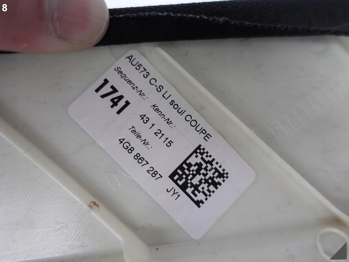 фото №9, Audi a7 s7 s-line 4g8 10-18 обшивка захист лівого стійка c купе