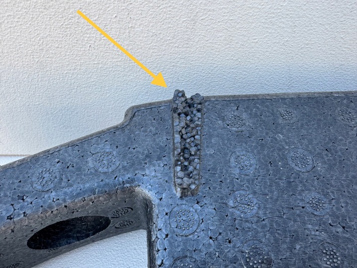 фото №13, Vw golf vii 7 12-17r абсорбер піна бампера перед передня 5g0807248