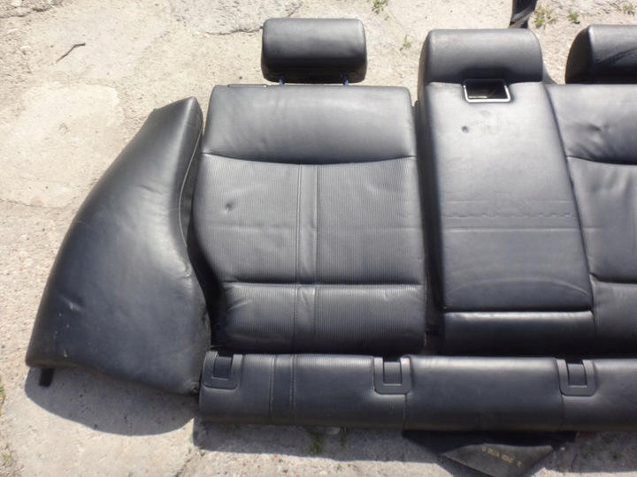 фото №5, Спинка диван зад задняя сиденье bmw e46 универсал кожа чёрная