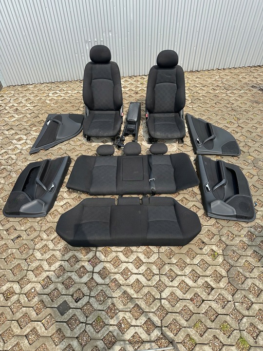 фото №10, Сидіння комплект перед зад обшивки оббивка диван mercedes c w203 sedan om