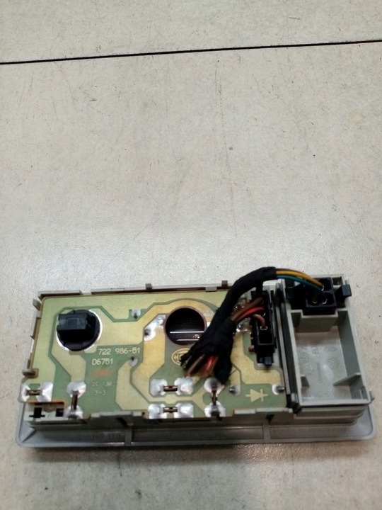 фото №9, Панель воздуховод лампа потолок комплект vw sharan