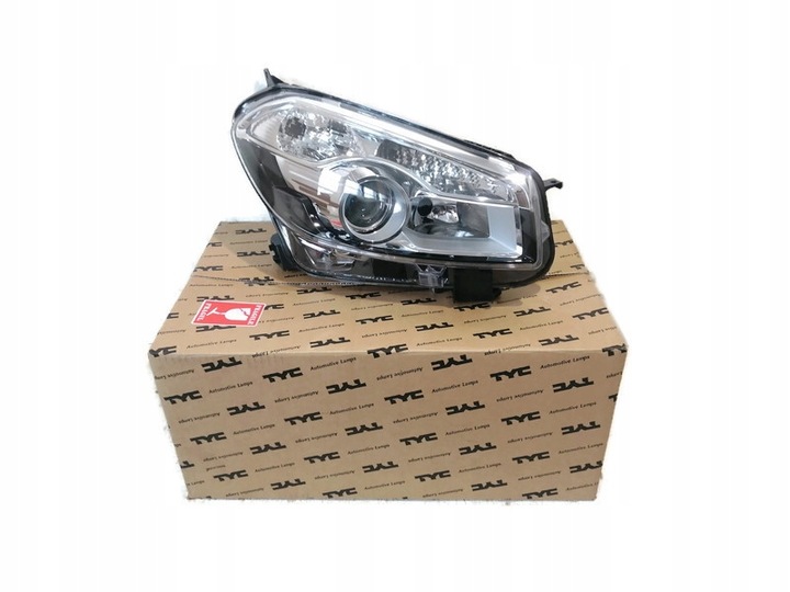 фото №3, Nissan qashqai j10 10- рестайлинг фара лампа перед h7+h7+py21w+w5w