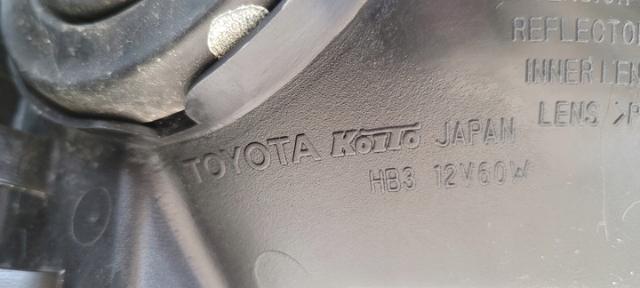 фото №10, Лампа левая toyota prius iii xw30 синяя 11-15